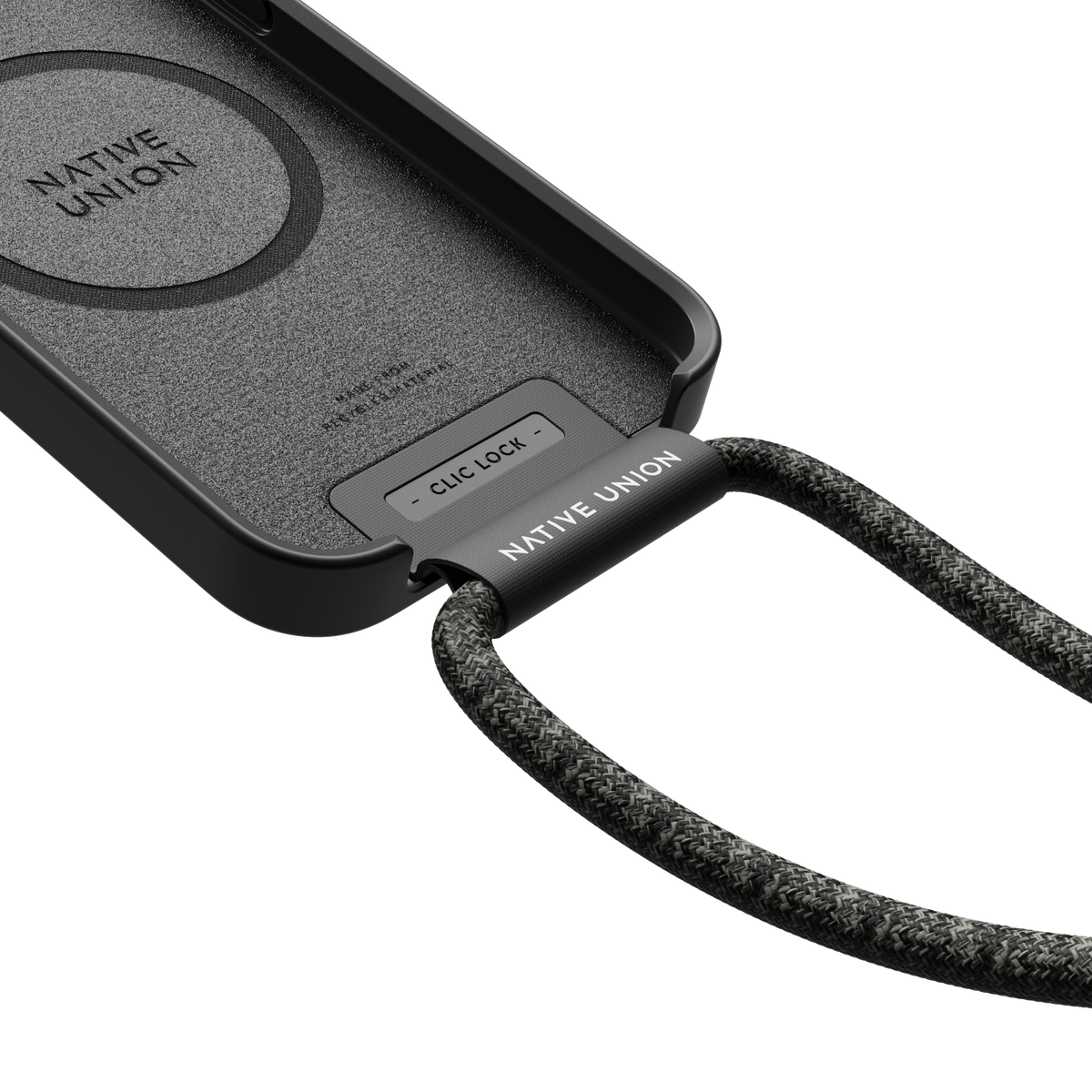 NATIVE UNION Crossbody Sling Strap For Magnetic Clic Case - Slate
