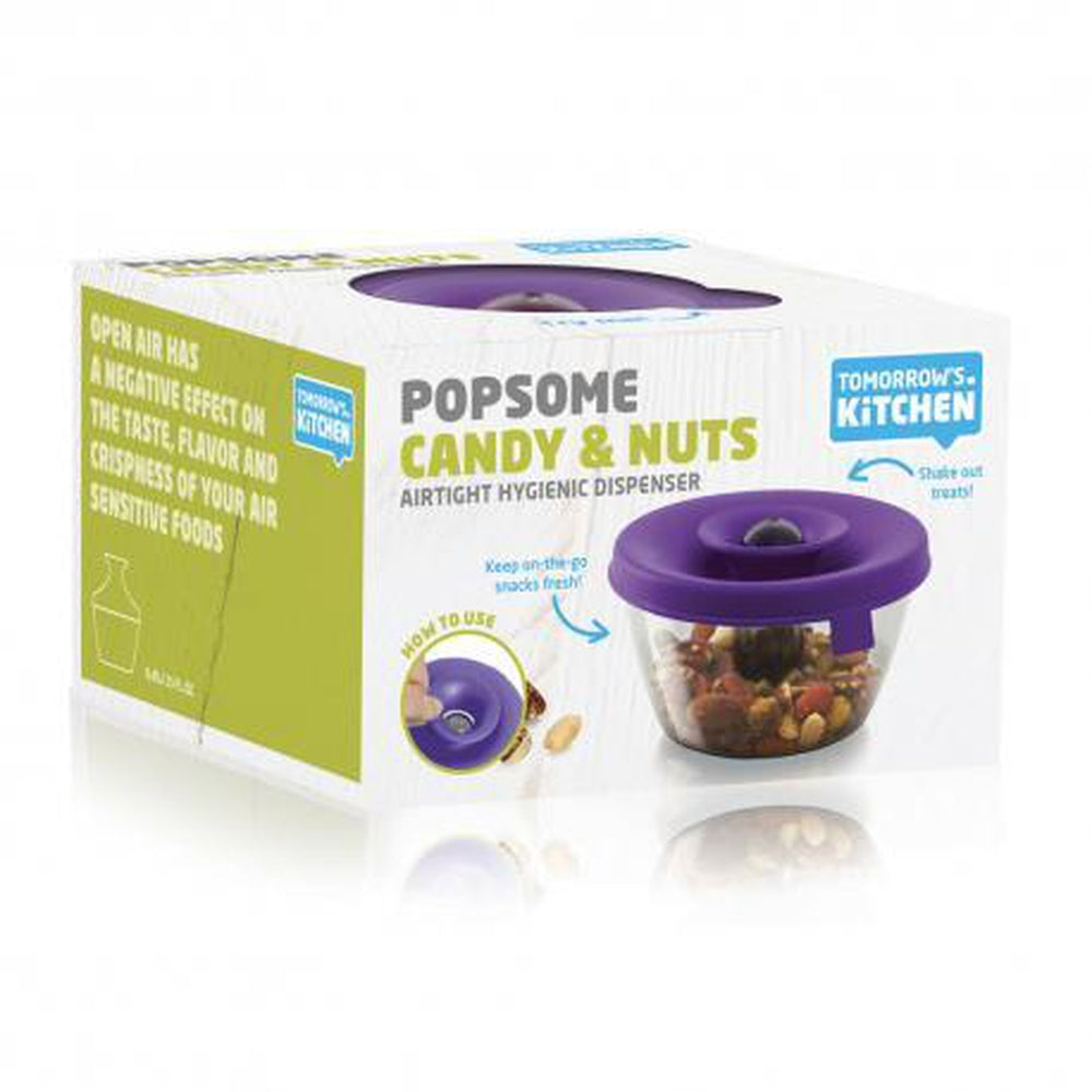 TOMORROW&#39;S KITCHEN PopSome Nut and Candy Dispenser Purple