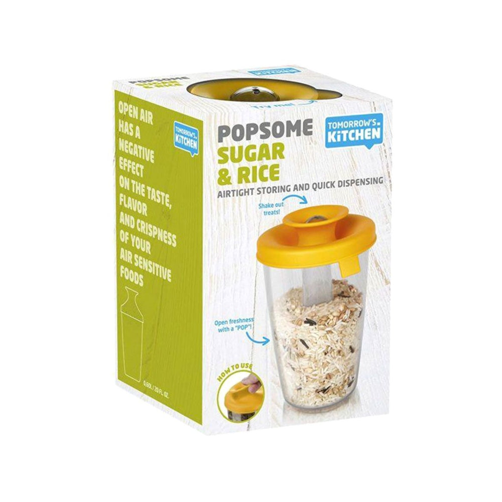 [OPEN BOX] TOMORROW&#39;S KITCHEN PopSome Sugar and Rice Container. 0.60 Liter
