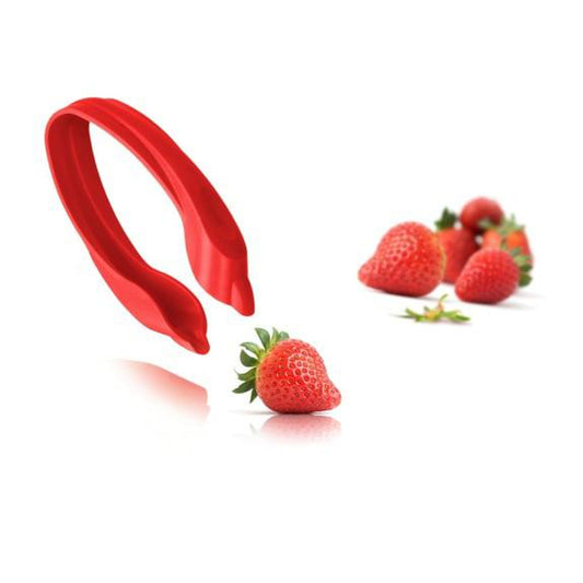 TOMORROW'S KITCHEN Strawberry Huller Red