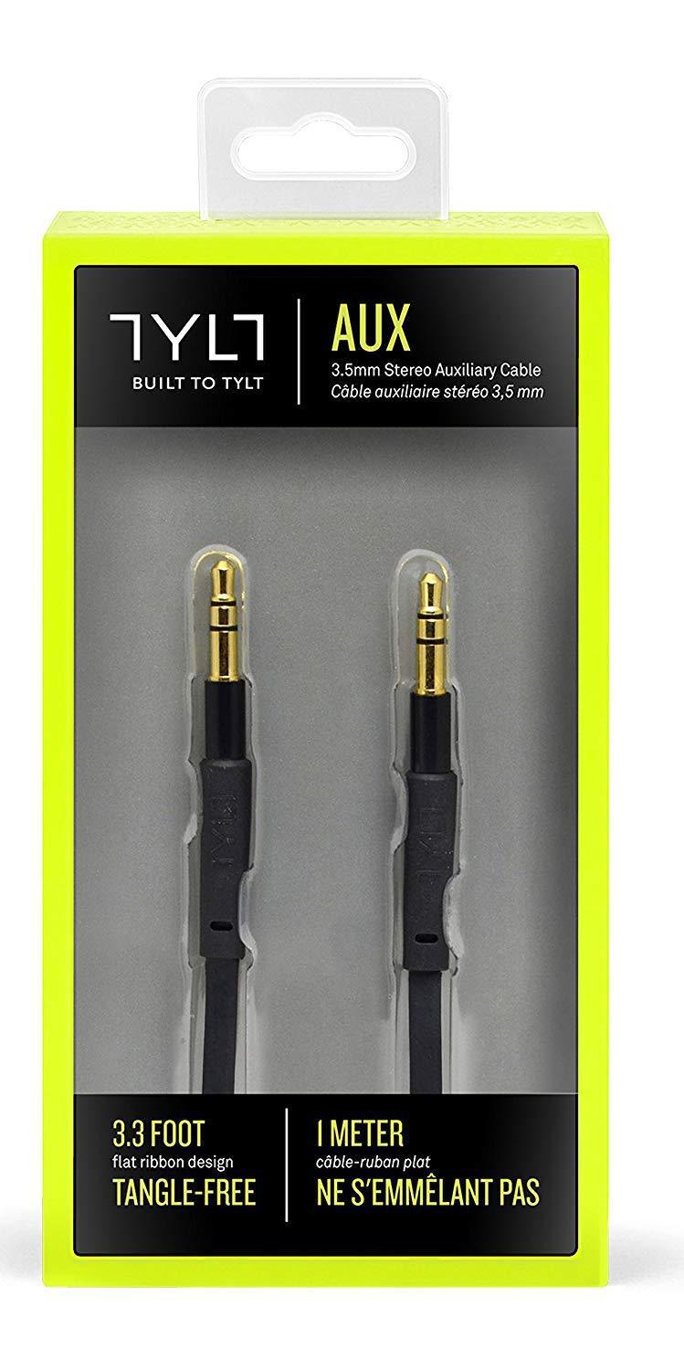 [OPEN BOX] TYLT 3.5MM STEREO AUXILIARY CABLE WHITE