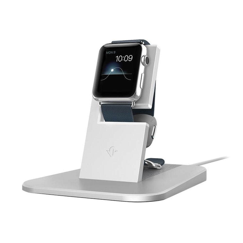 [OPEN BOX] TWELVE SOUTH HiRise Charging Stand for Apple Watch Silver