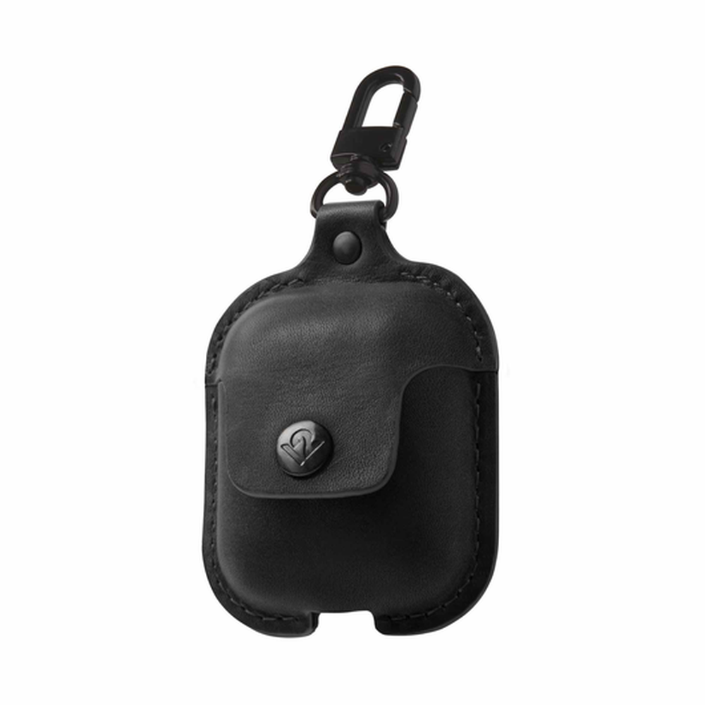 TWELVE SOUTH AirSnap Leather Protective Case for AirPods - Black