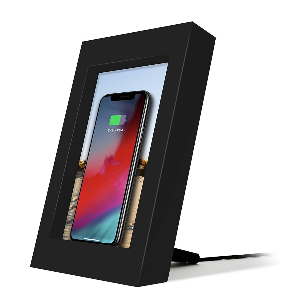 [OPEN BOX] TWELVE SOUTH PowerPic Wireless Charging Photoframe Black