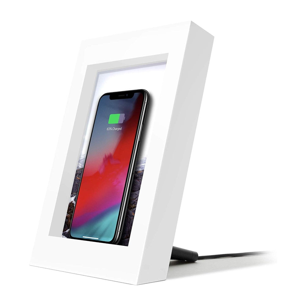 TWELVE SOUTH PowerPic Wireless Charging Photoframe White