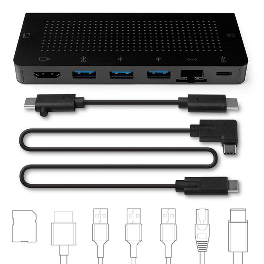 TWELVE SOUTH StayGo - USB-C Hub for Type C MacBooks, Laptops and iPad Pro - Lite Version