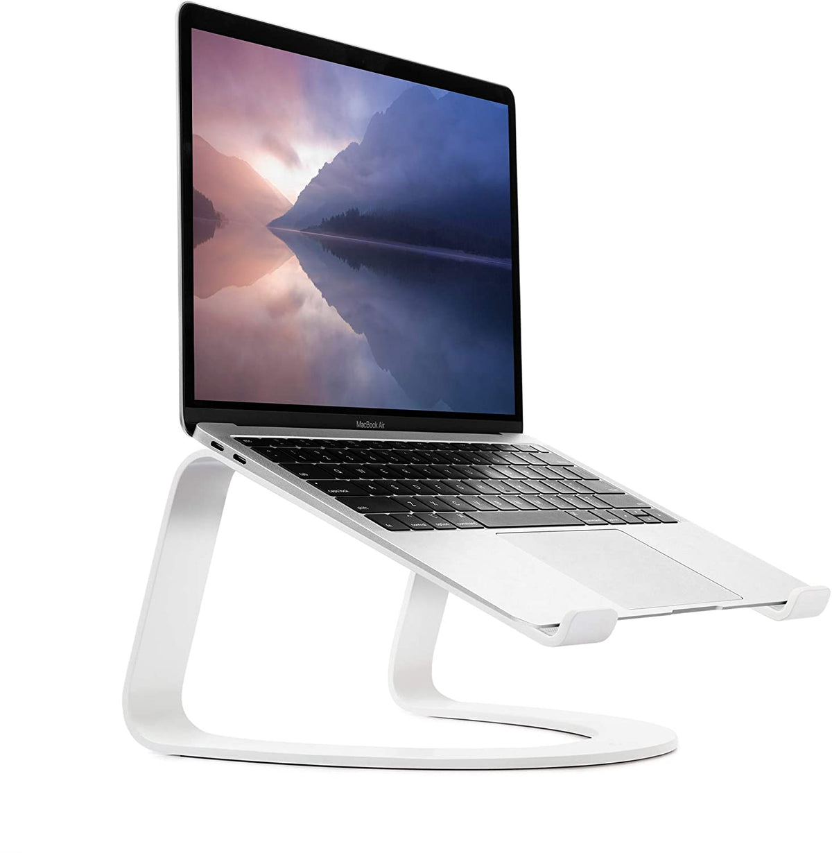 [OPEN BOX] TWELVE SOUTH Curve Desktop Stand for MacBook White