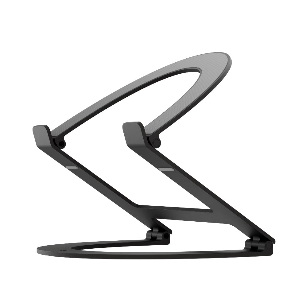 TWELVE SOUTH Curve Flex Ergonomic Height &amp; Angle Adjustable Aluminum Laptop/MacBook Stand - Black
