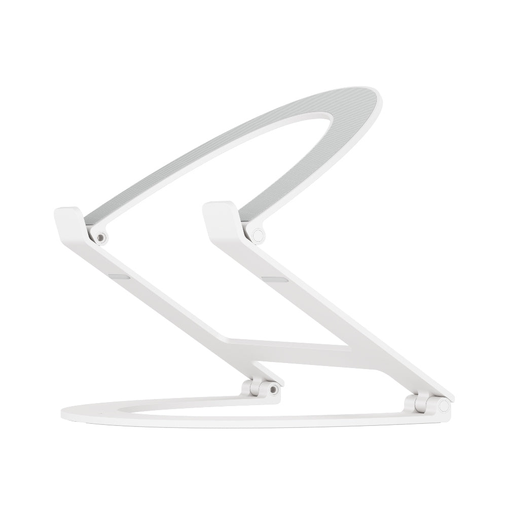 TWELVE SOUTH Curve Flex Ergonomic Height &amp; Angle Adjustable Aluminum Laptop/MacBook Stand - White