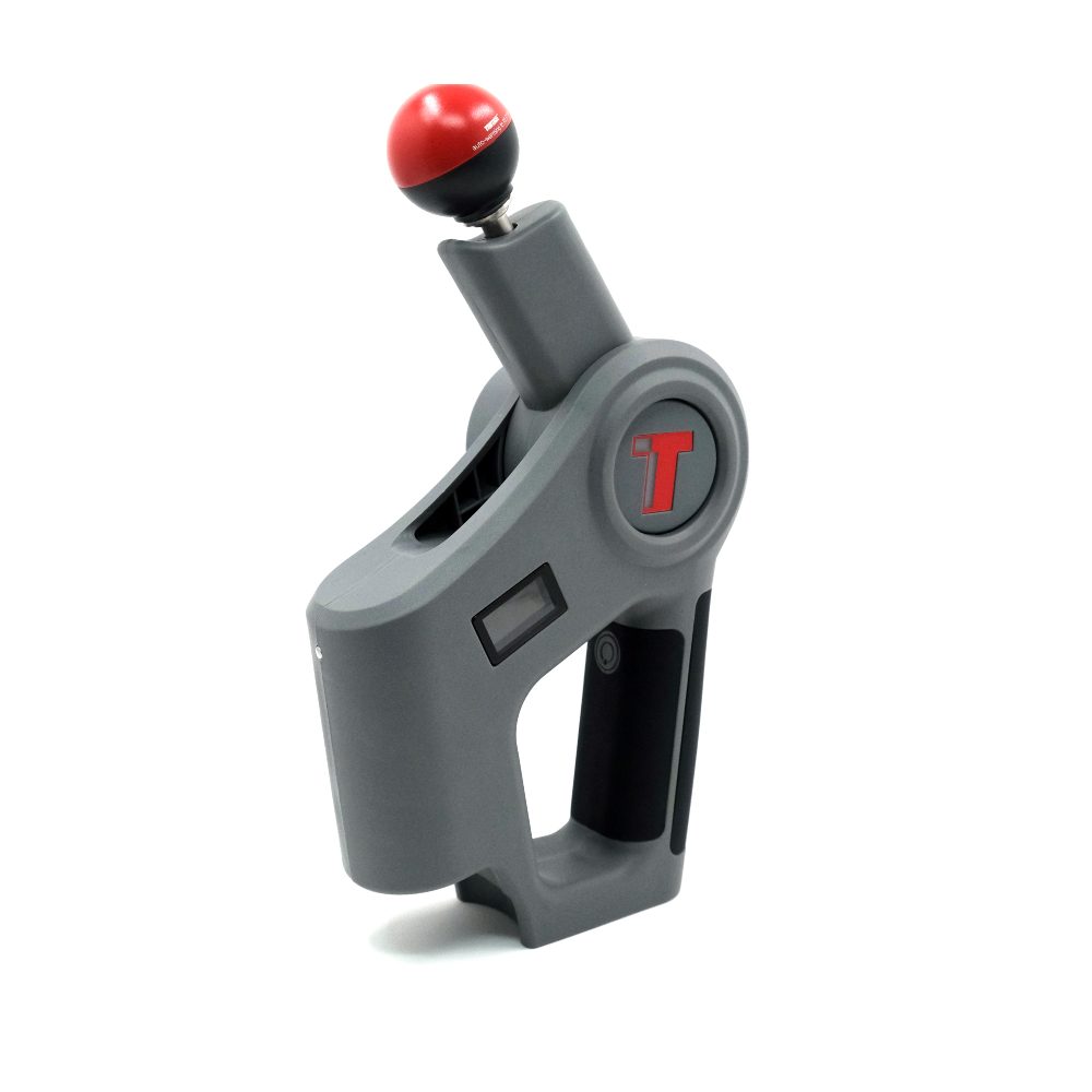 TIMTAM Power Massager Pro - Deep Tissue Muscle Recovery Gun - Automatic Tip - Grey