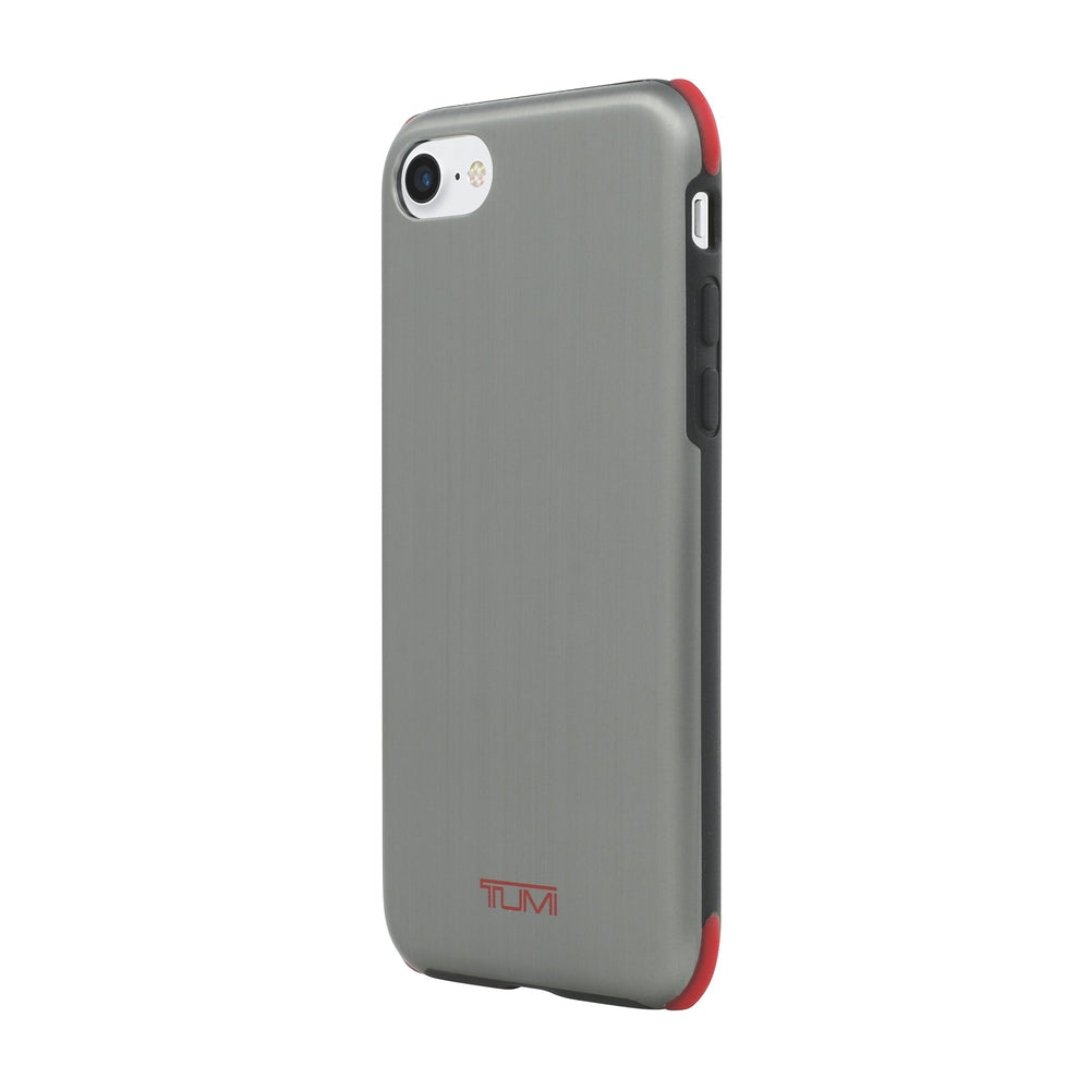 TUMI Protection Case for iPhone 8 / 7 Gunmetal Gray Red