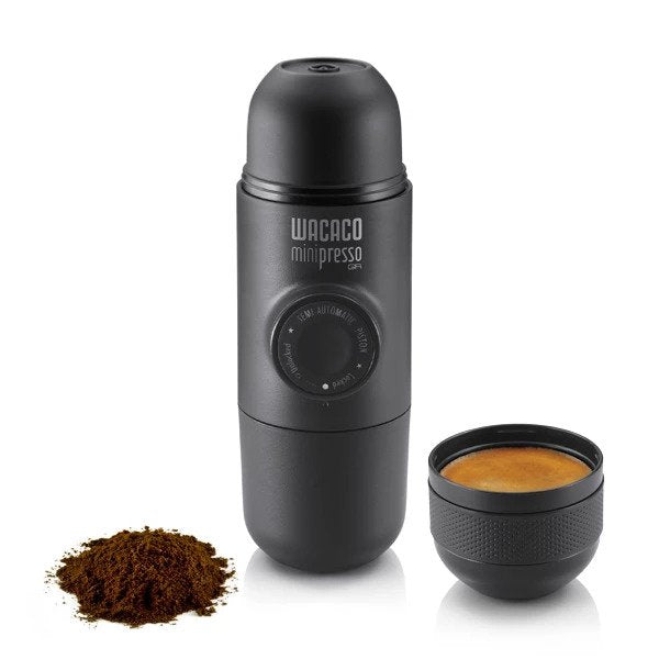 [OPEN BOX] WACACO Minipresso Hand Powered Espresso Machine for Ground Coffee (Manually Powered)