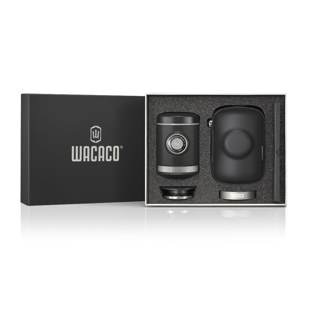 WACACO PicoPresso  World&#39;s Most Compact Double Espresso Coffee Maker - Black