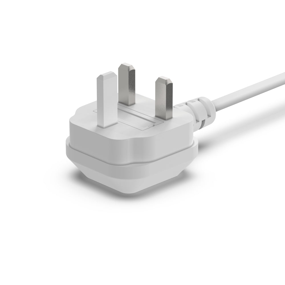 BELKIN BoostCharge Pro 4-Port GaN Charger 108W - 2x USB-C and 2x USB-A Ports - 2M Cord UK Plug -  White