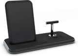 ZENS Aluminium Dual Wireless Charger + Dock 10W - Black