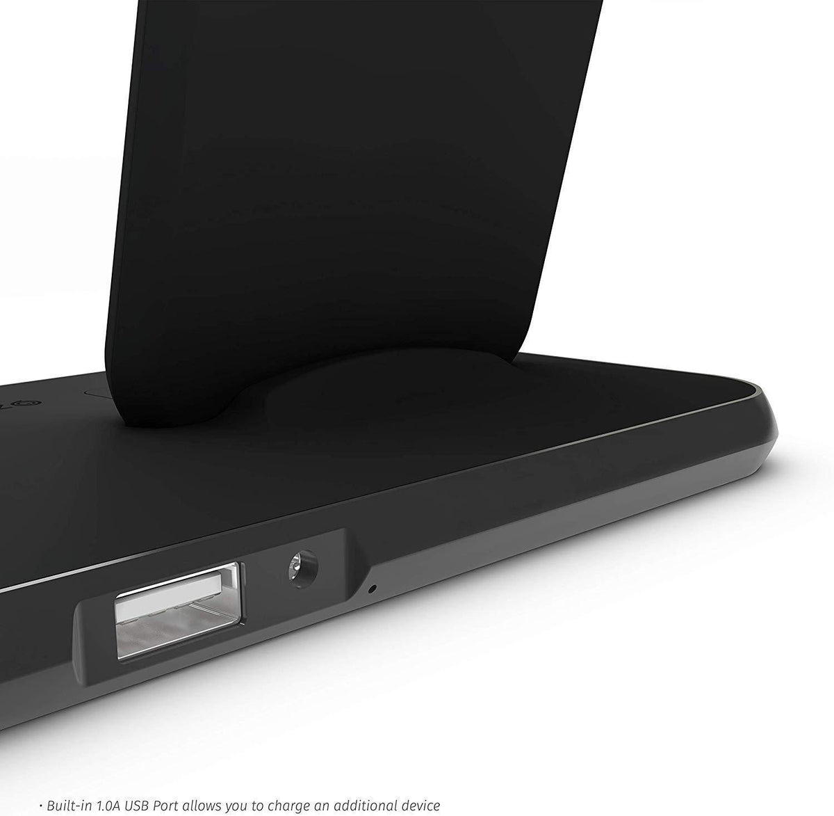 ZENS Stand+Dock+Watch Aluminium Wireless Charger 10W - Black