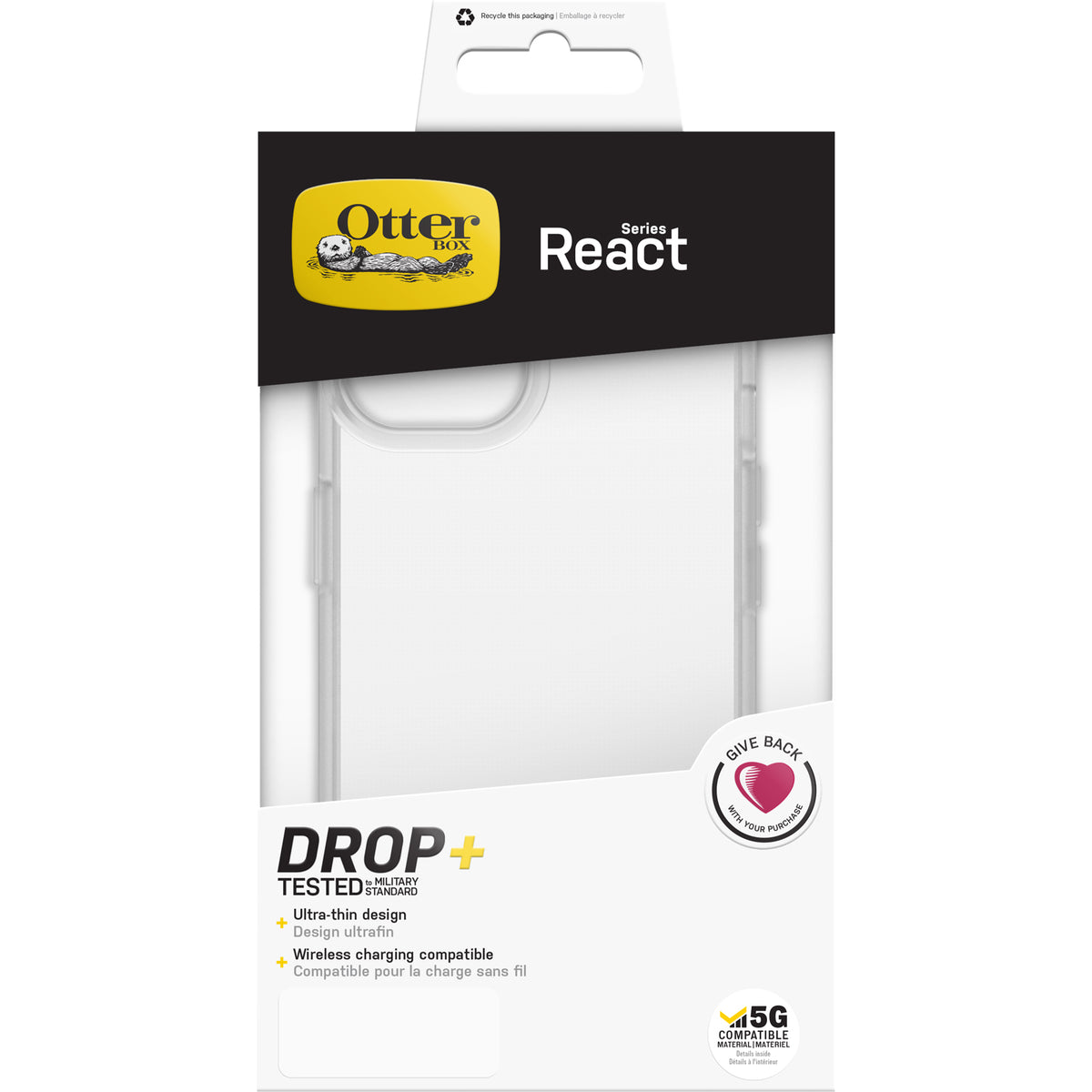 OTTERBOX iPhone 13 Pro - React Clear Case
