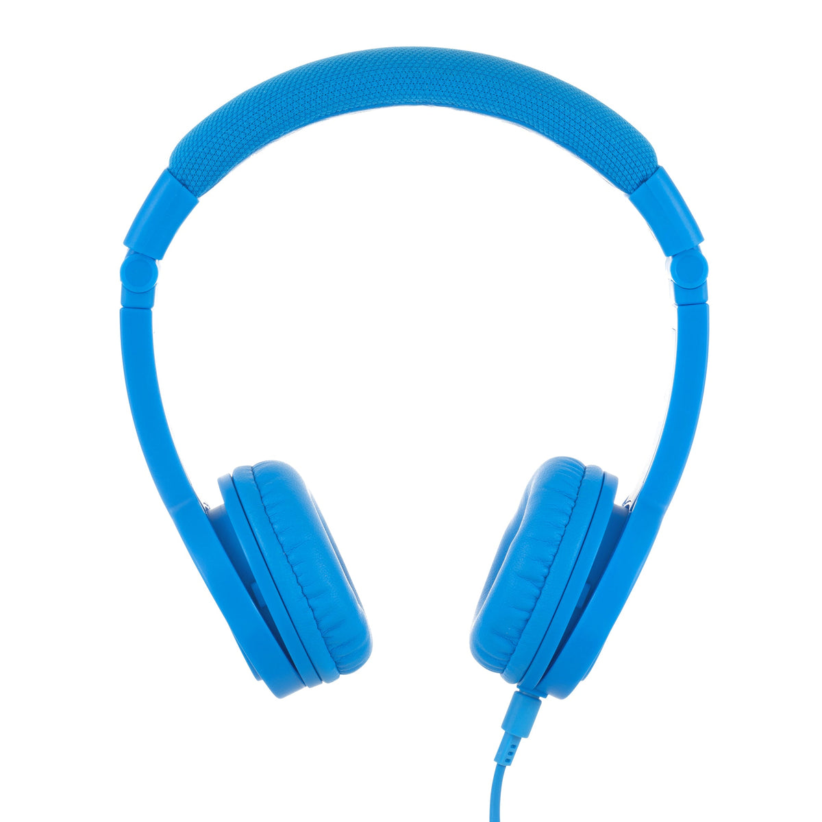 [OPEN BOX] BUDDYPHONES Explore Plus Foldable Headphones with Mic - Cool Blue