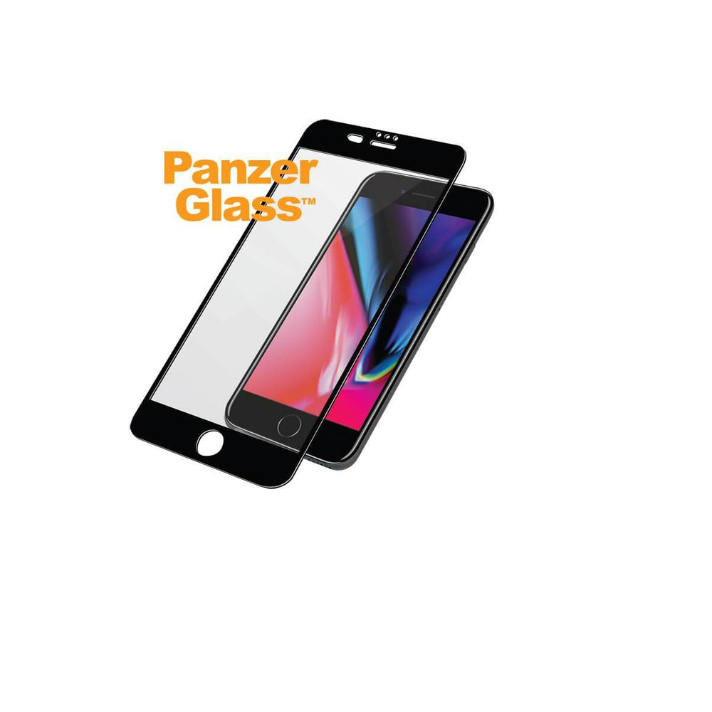 [OPEN BOX] PANZERGLASS Case Friendly - Jet Black / Black for iPhone 8/7/6S/6