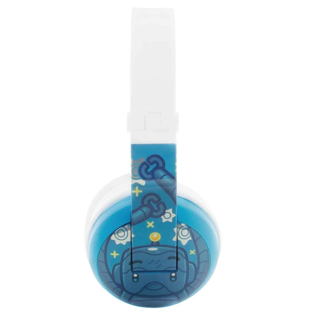 BUDDYPHONES Wave Bluetooth Headphones Waterproof Robot - Blue