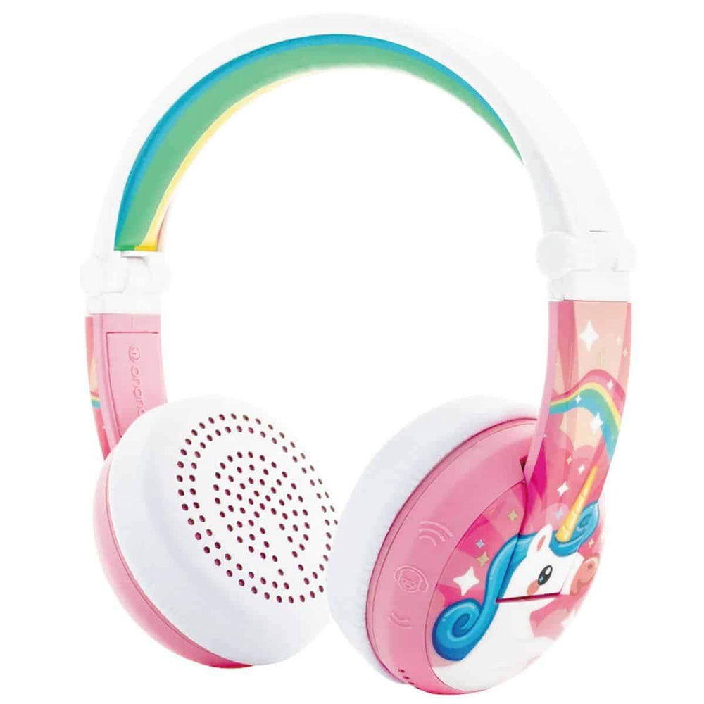 [OPEN BOX] BUDDYPHONES Wave Bluetooth Headphones Waterproof Unicorn - Pink