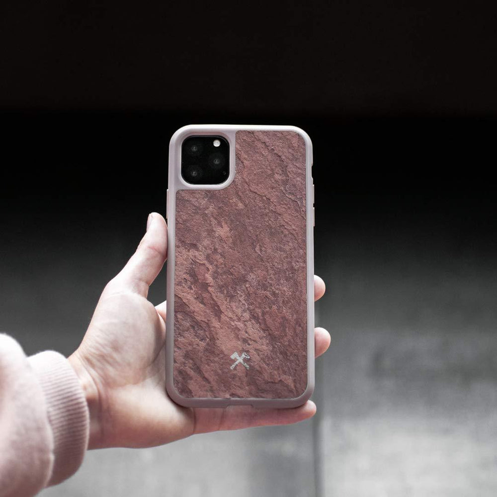 WOODCESSORIES Bumper Case for iPhone 11 Pro - Stone/Canyon Red