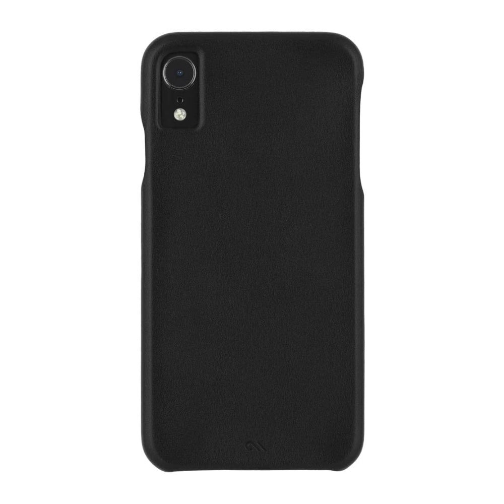 CASE-MATE Barely There Leather For iPhone XR - Black