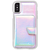 [علبة مفتوحة] غطاء مرآة صغير من كيس-ميت لهاتف آيفون XS/X بألوان متقزحة