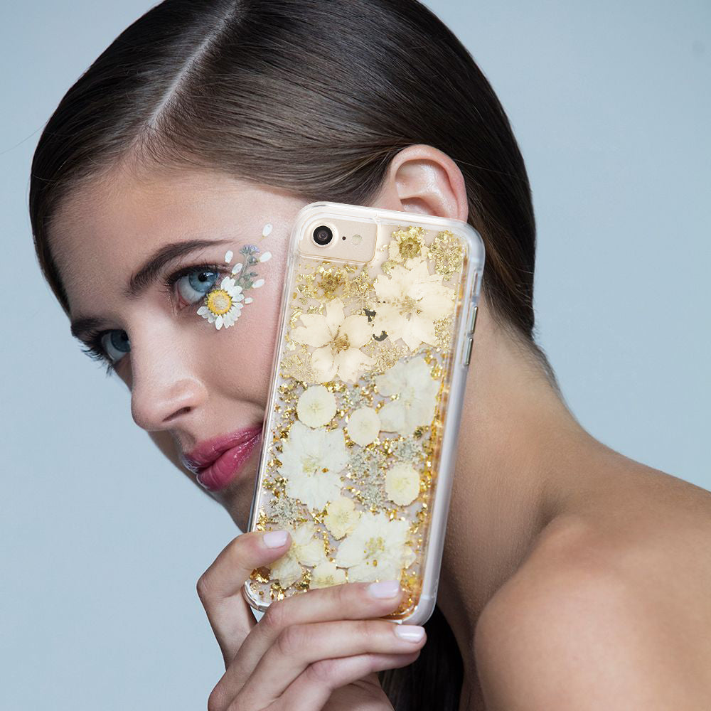 [OPEN BOX] CASE-MATE Karat Petals Case for iPhone 8/7/6S/6  Antique White