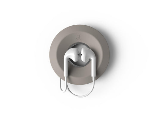 [OPEN BOX] BLUELOUNGE Yoyo Earbuds Organizer Light Grey