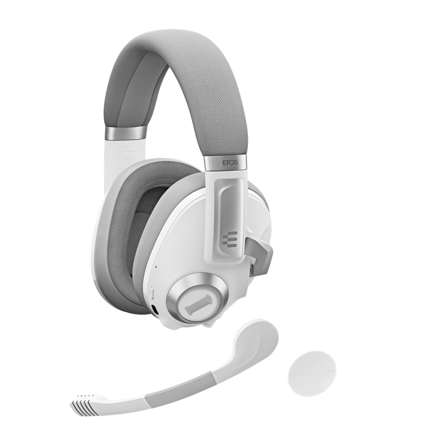 H3PRO Hybrid Wireless Closed Acoustic Gaming Headset - White