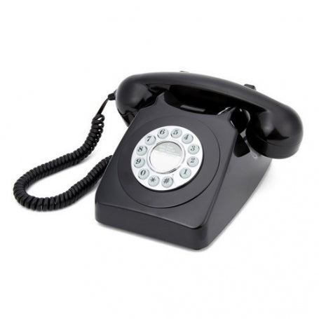 [OPEN BOX] GPO 746 Hotel Phone Push - Black
