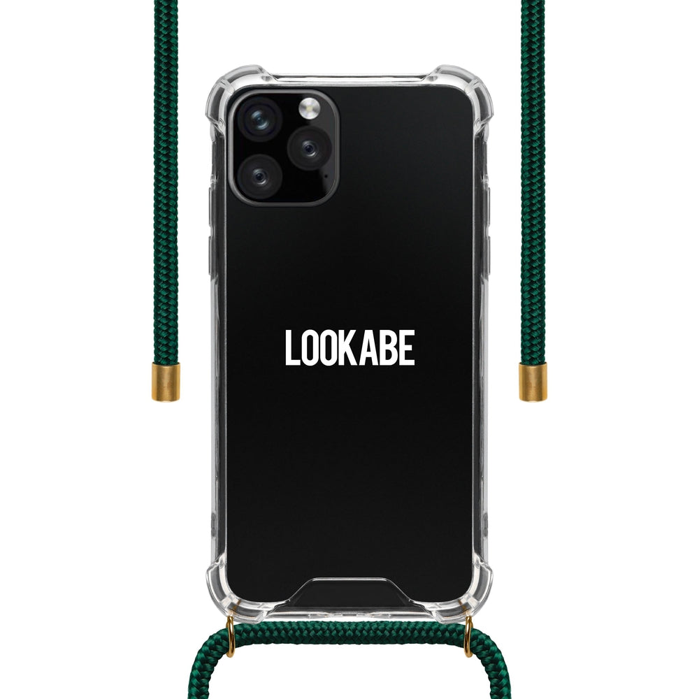 [OPEN BOX] LOOKABE Necklace Clear Case with Cord for iPhone 11 Pro - Green