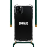 LOOKABE Necklace Clear Case with Cord for iPhone 11 Pro Max - Green