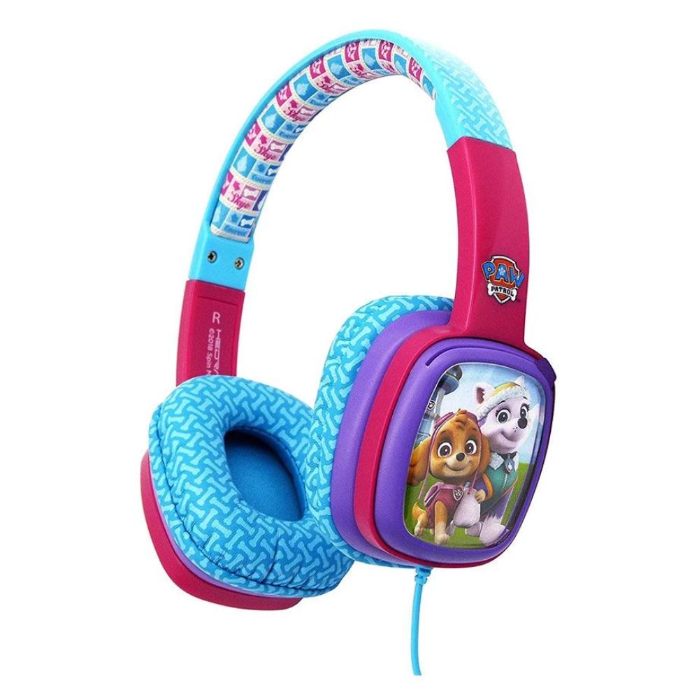 [OPEN BOX] HEDRAVE Wired Paw Patrol Card Headphones - Pink