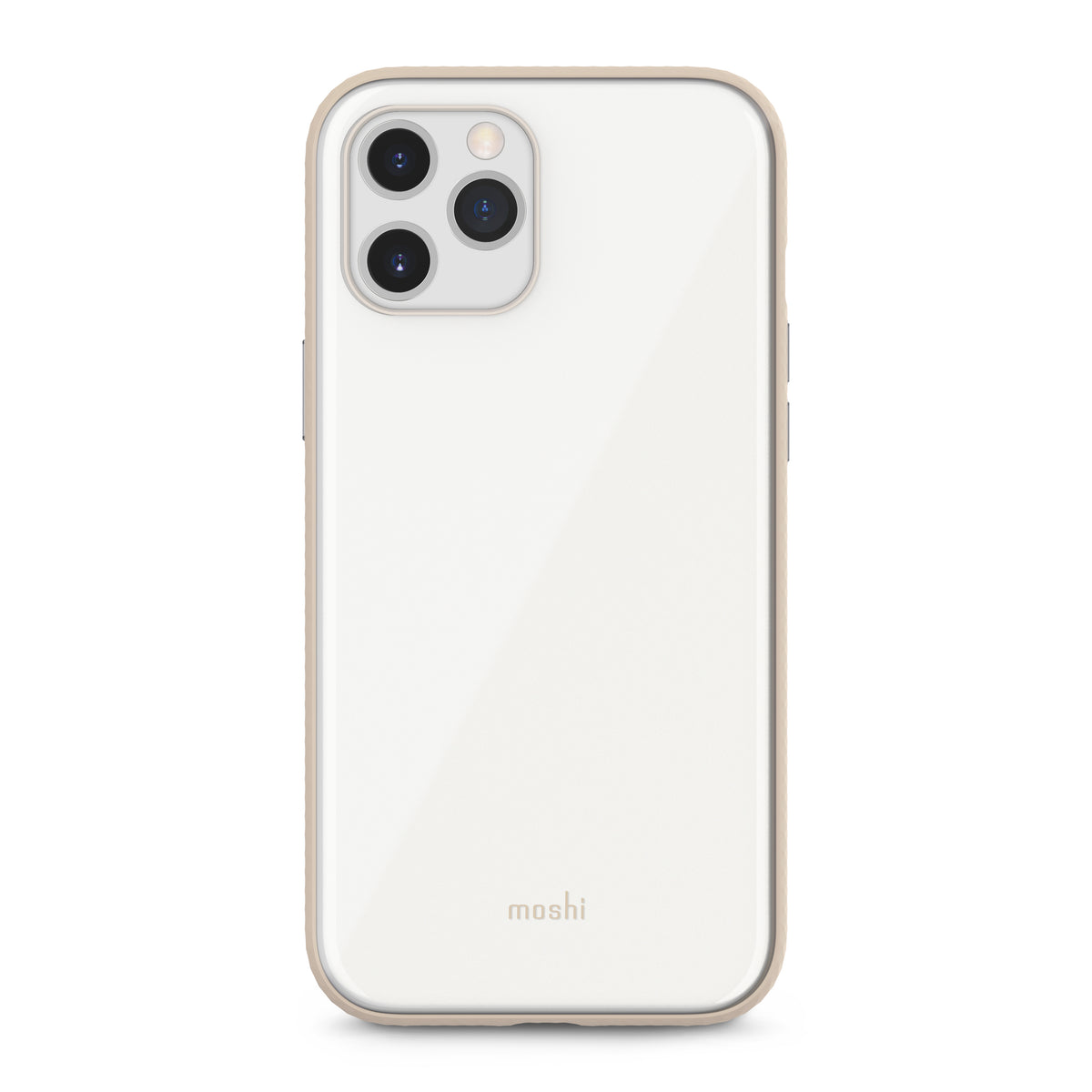 MOSHI iPhone 12 Pro Max - iGlaze Case - Pearl White