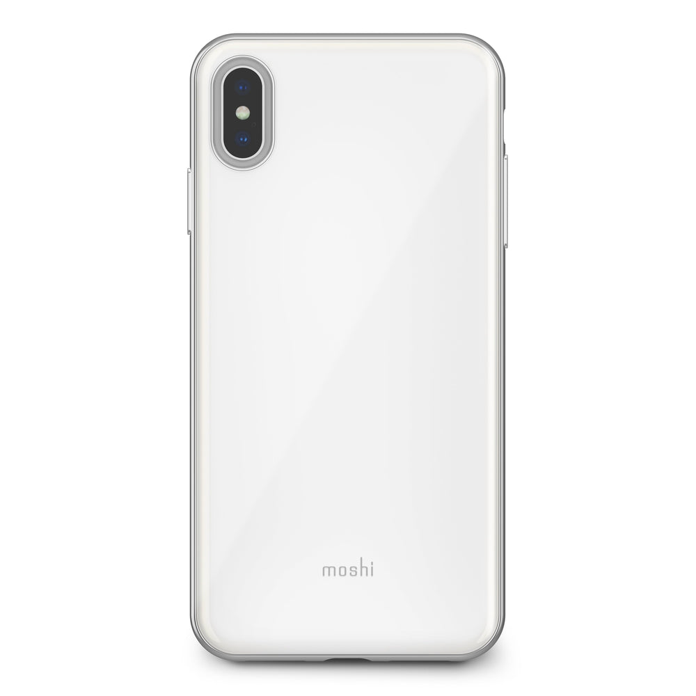 MOSHI Iglaze for iPhone XS/X Pearl White