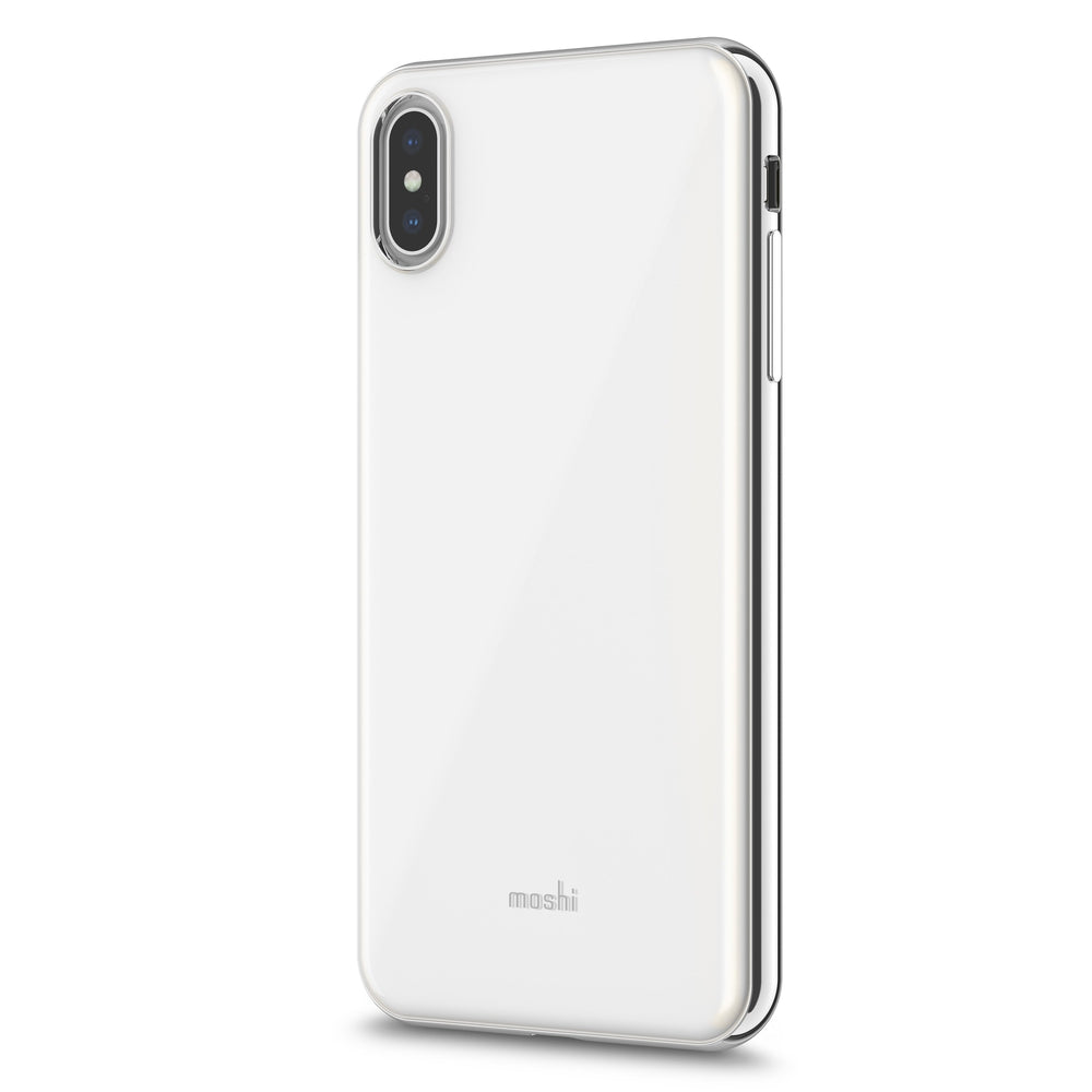 MOSHI Iglaze for iPhone XS/X Pearl White