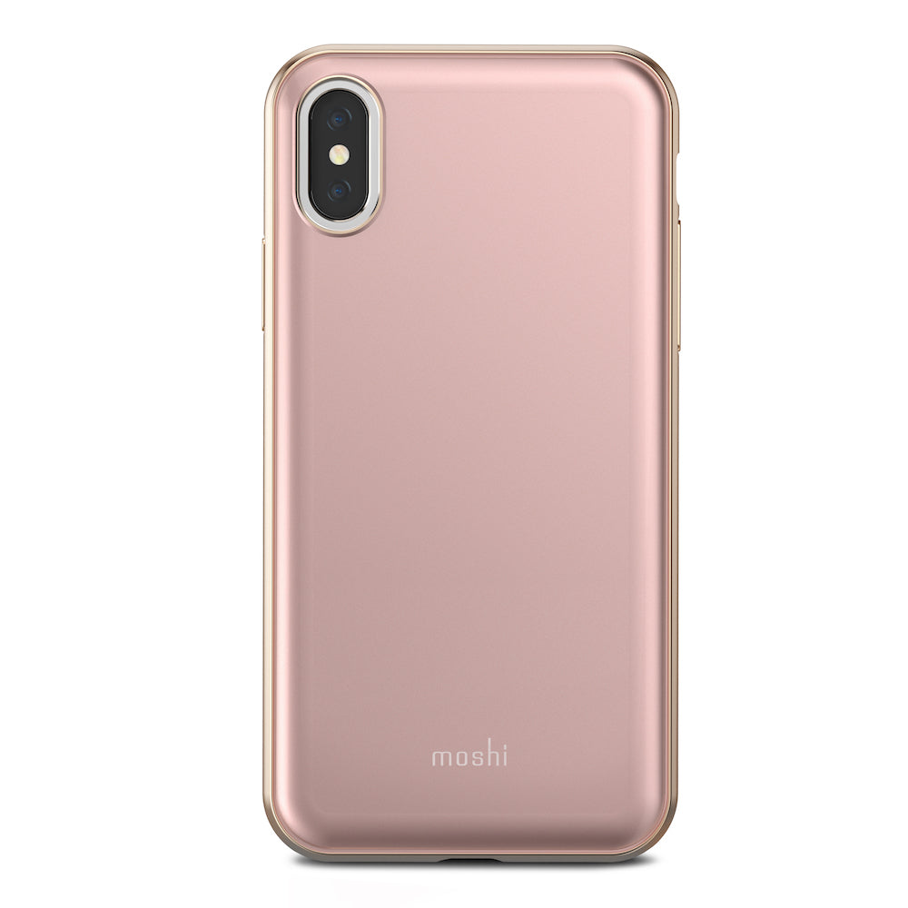 [OPEN BOX] MOSHI iGlaze Taupe Pink for iPhone XS/X