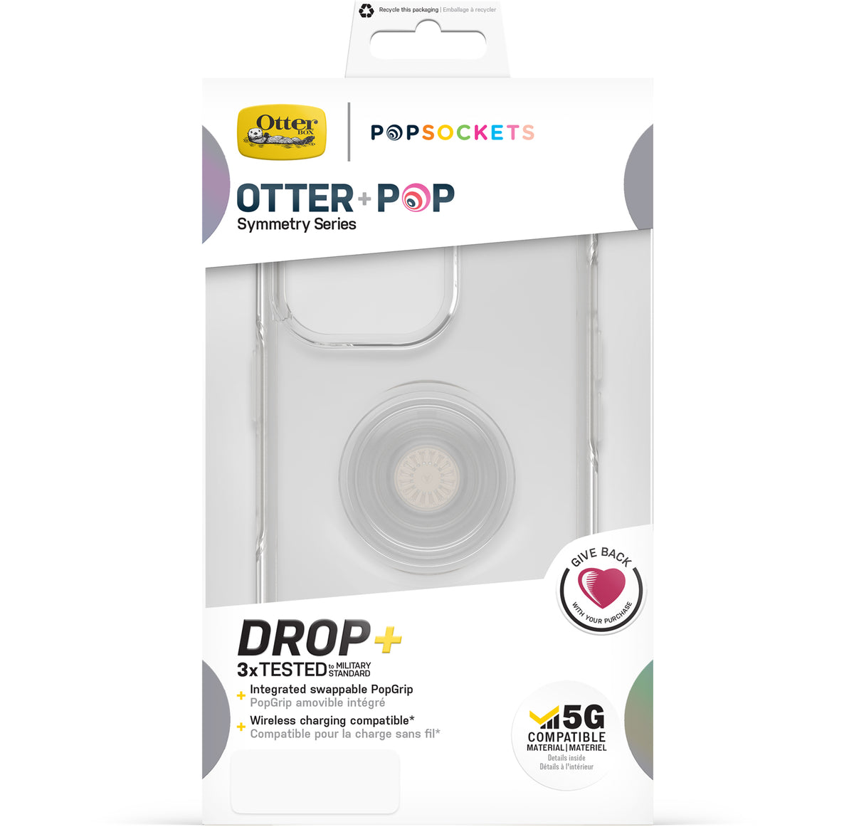 OTTERBOX iPhone 13 Pro - Symmetry Plus Case - Made for MagSafe - Clear