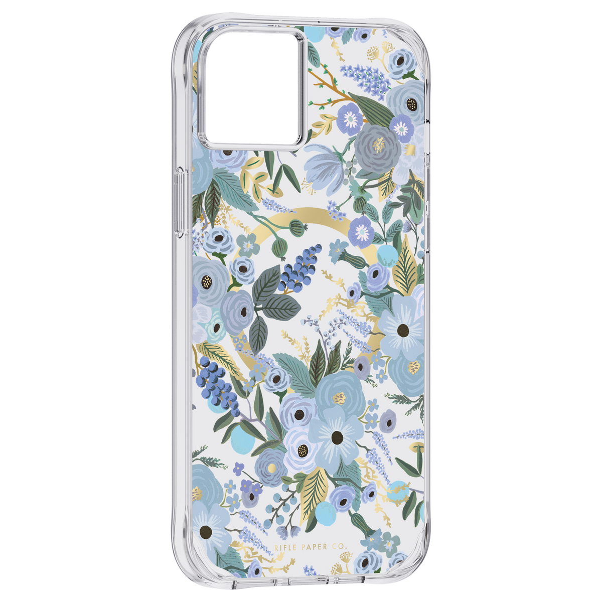 RIFLE PAPER CO. iPhone 14 Plus - Garden Party Blue with Magsafe - Clear