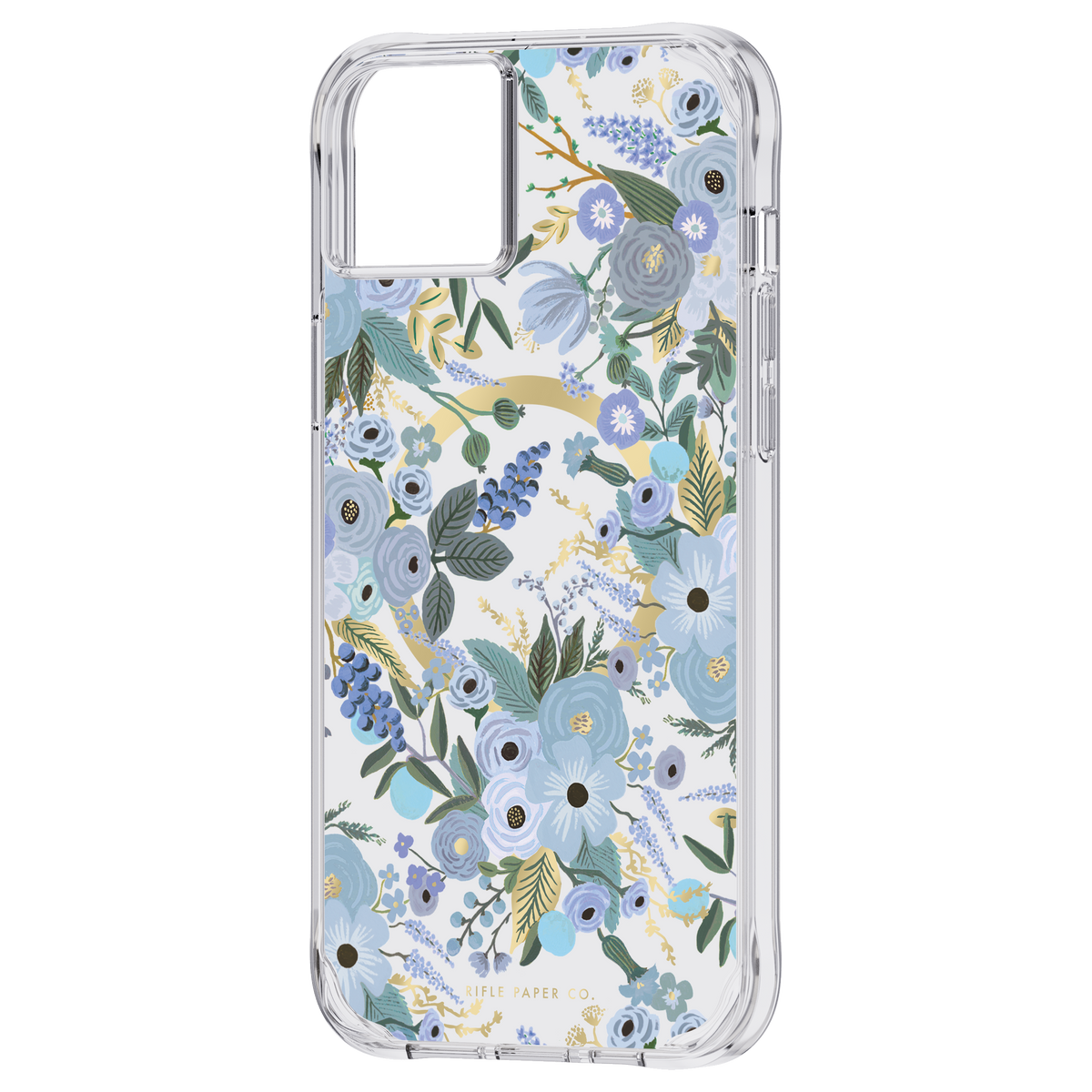 [OPEN BOX] RIFLE PAPER CO. iPhone 14 Plus - Garden Party Blue with Magsafe - Clear