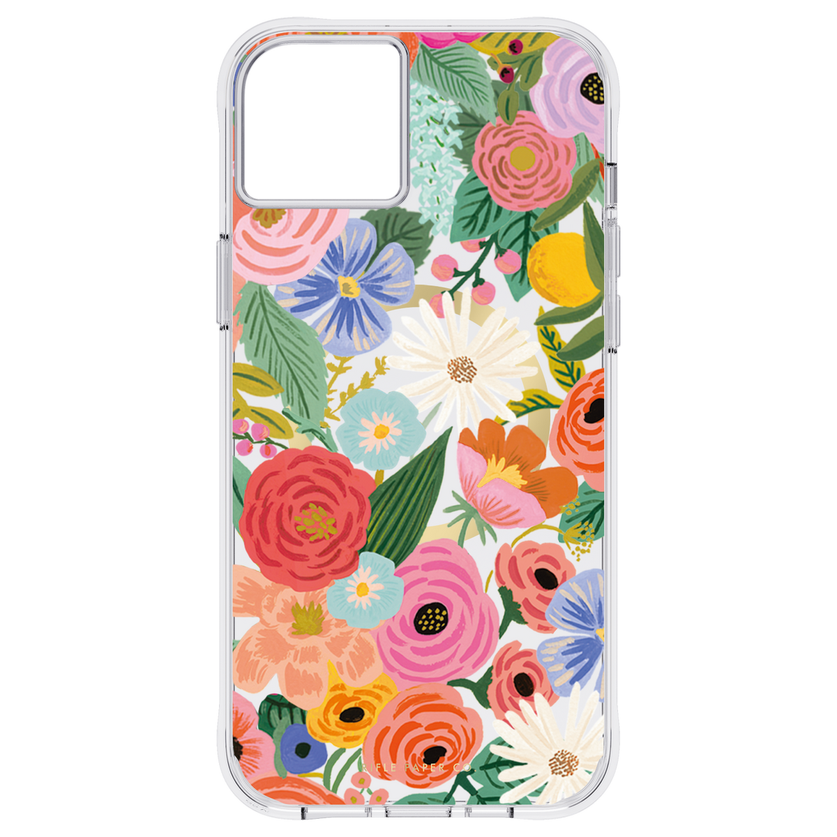 RIFLE PAPER CO. iPhone 14 Plus - Garden Party Blush with Magsafe - Clear