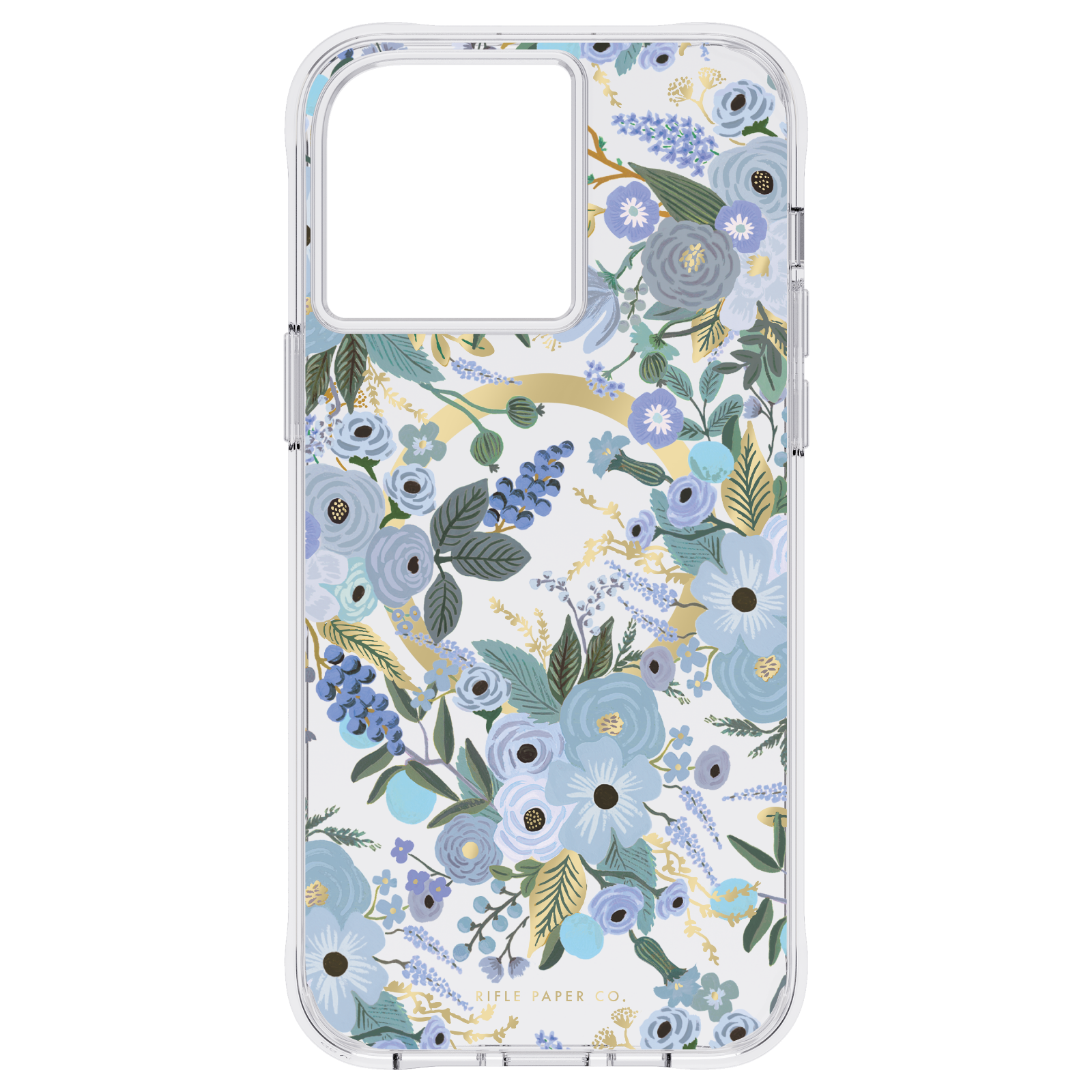 RIFLE PAPER CO. iPhone 14 Pro Max - Garden Party Blue with Magsafe - Clear
