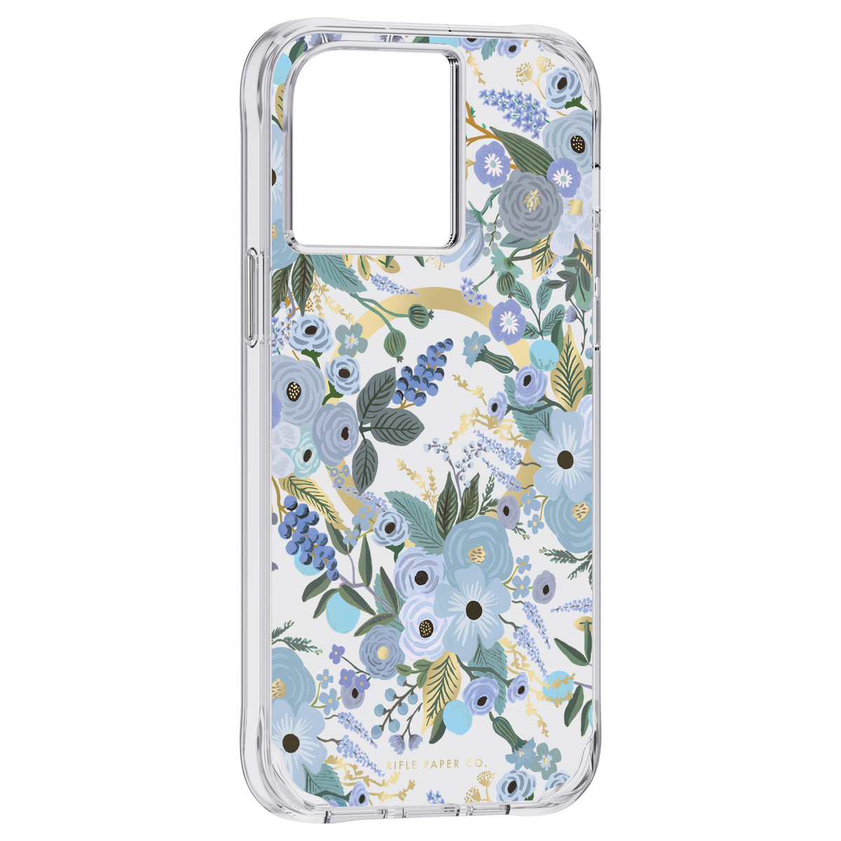 RIFLE PAPER CO. iPhone 14 Pro Max - Garden Party Blue with Magsafe - Clear