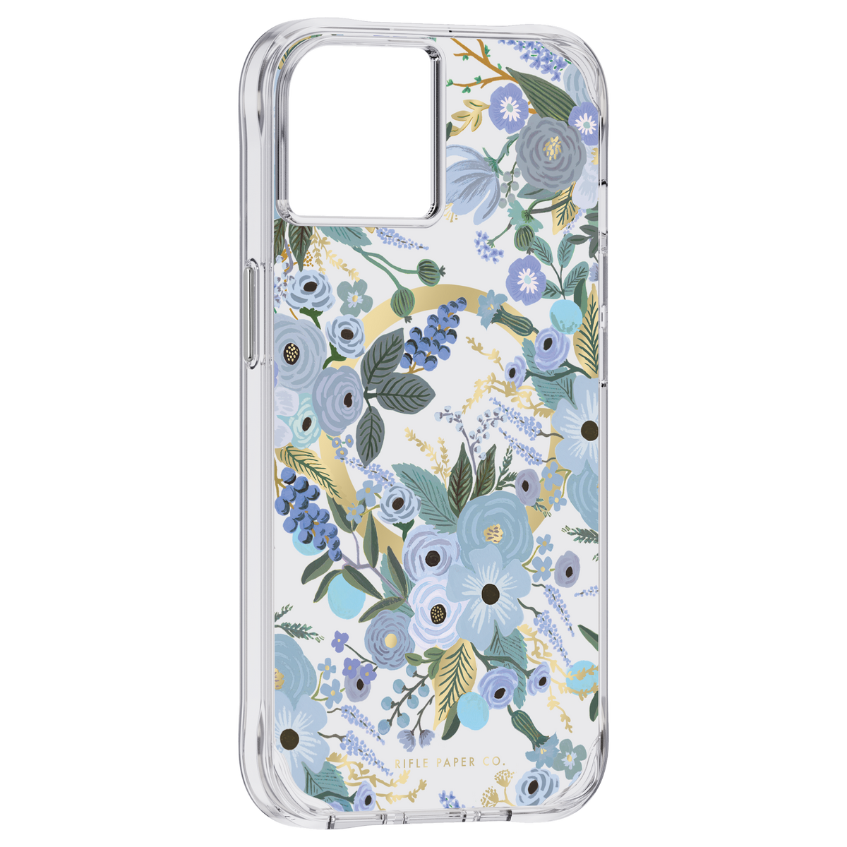 RIFLE PAPER CO. iPhone 14 - Garden Party Blue with Magsafe - Clear