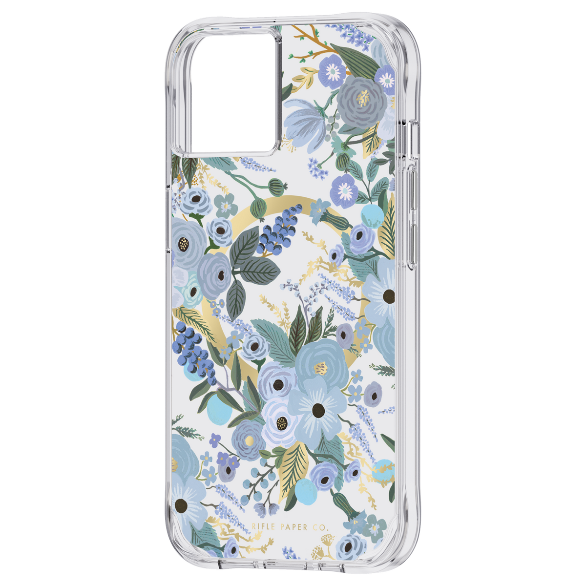 [OPEN BOX] RIFLE PAPER CO. iPhone 14 - Garden Party Blue with Magsafe - Clear