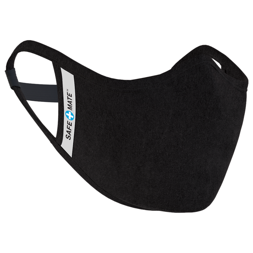 CASE-MATE Safe Mate Washable Cloth Mask - Large to XL - 1 pack - Black