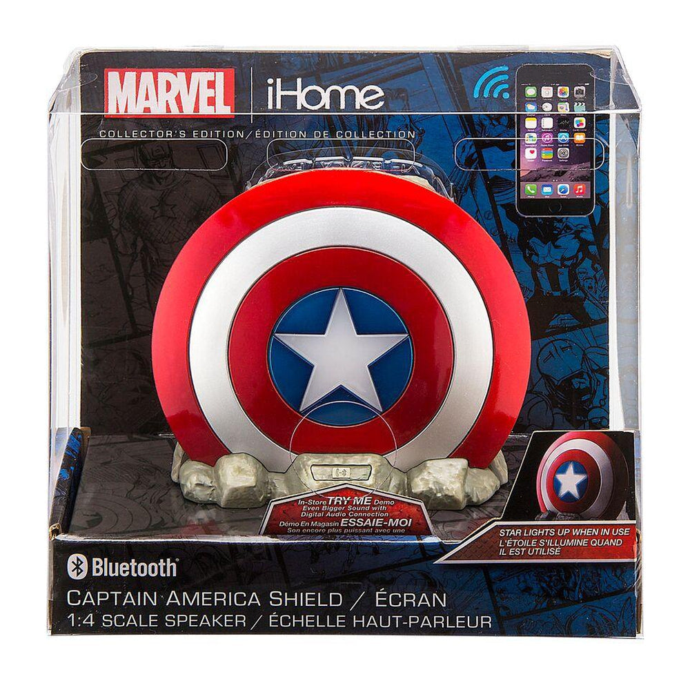 [OPEN BOX] KIDdesigns Bluetooth Shield Speaker Marvel Captain America