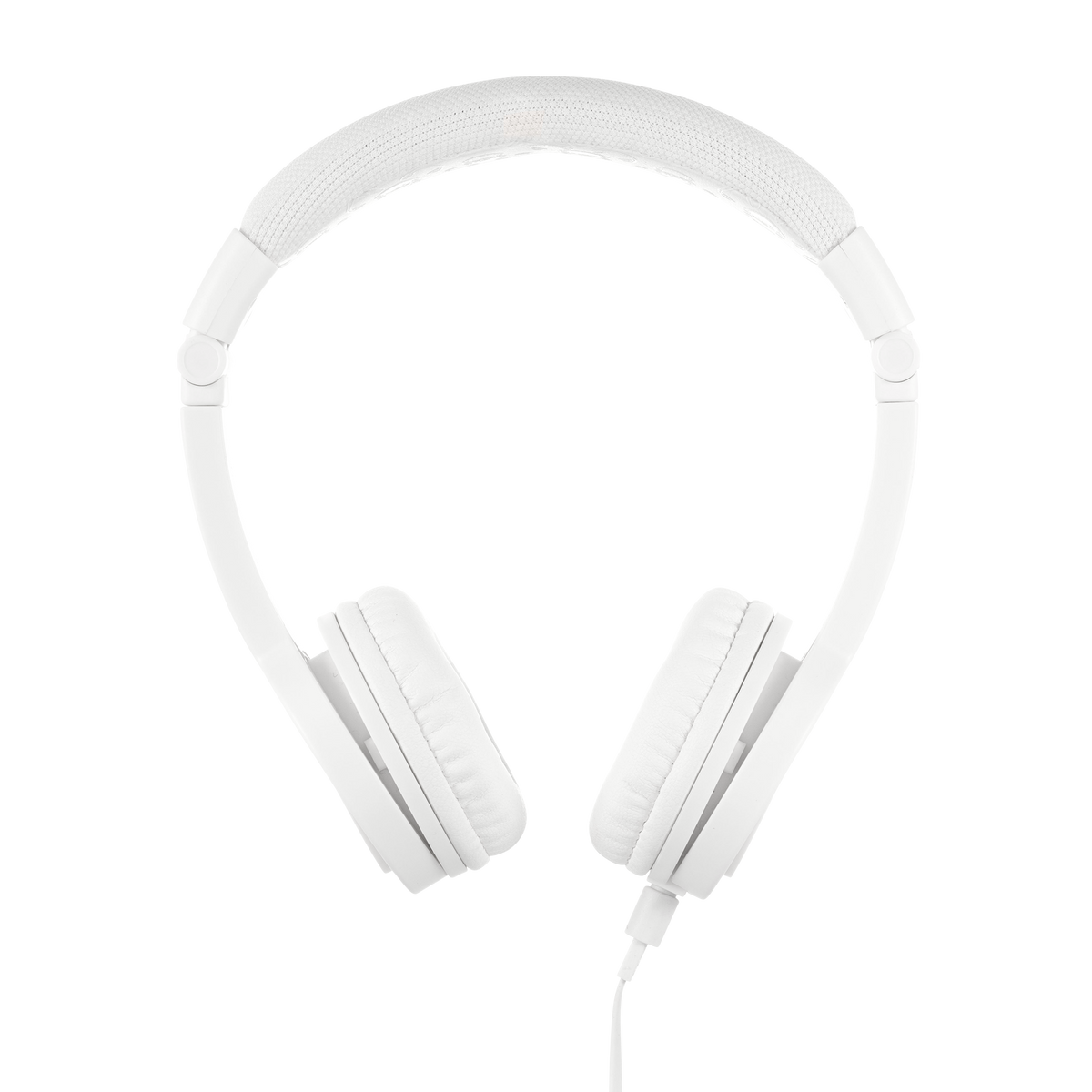 BUDDYPHONES Explore Plus Foldable Headphones with Mic - Snow White